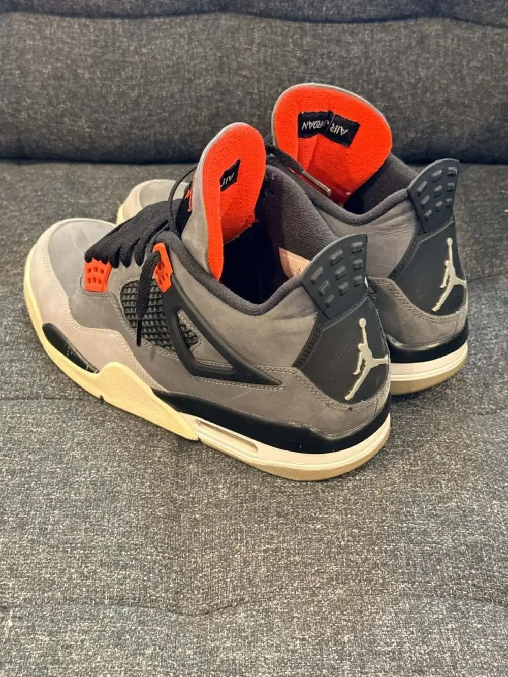 Nike Air Jordan 4 Retro 'Infrared' Dark Grey / Infrared 23 - 9M